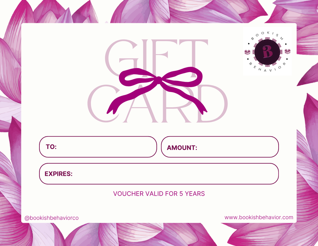 BOOKISH BEHAVIOR GIFTCARDS